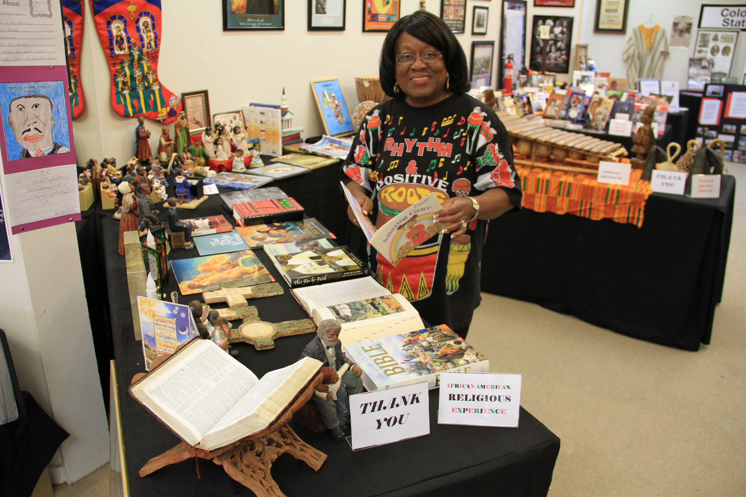 AACHS Member Nancy Eady at the Museum