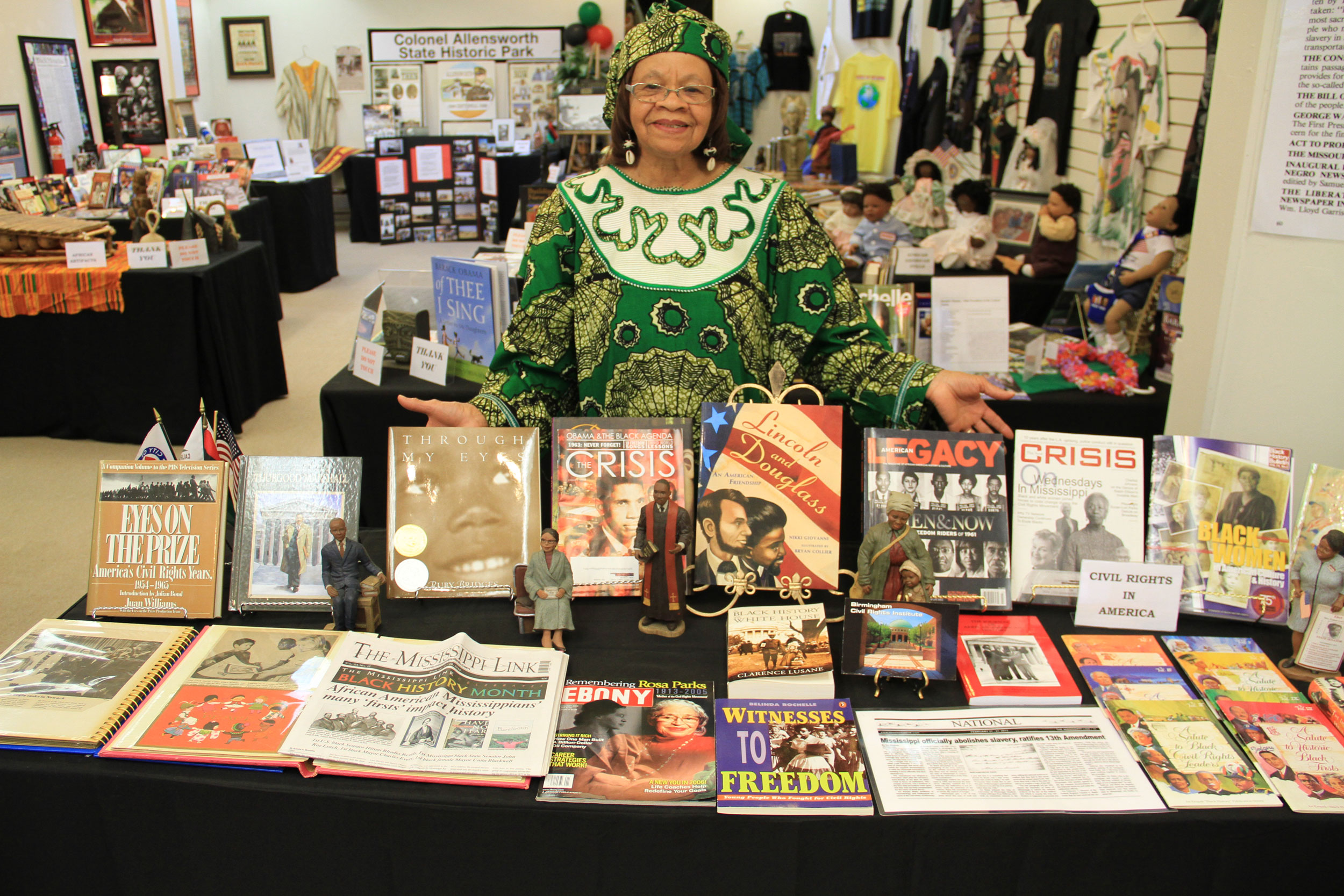 AACHS Founder Jean Ficklin at the Museum