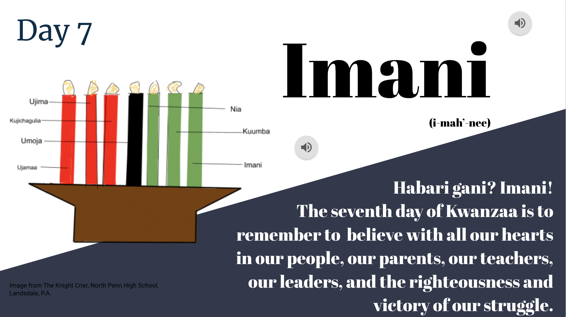 Imani Presentation Screen Shot